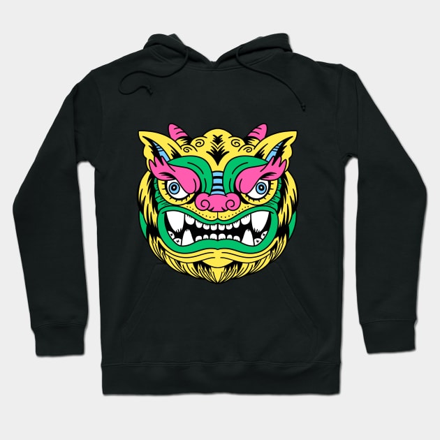 Chinese Style Lion Hoodie by geolaw